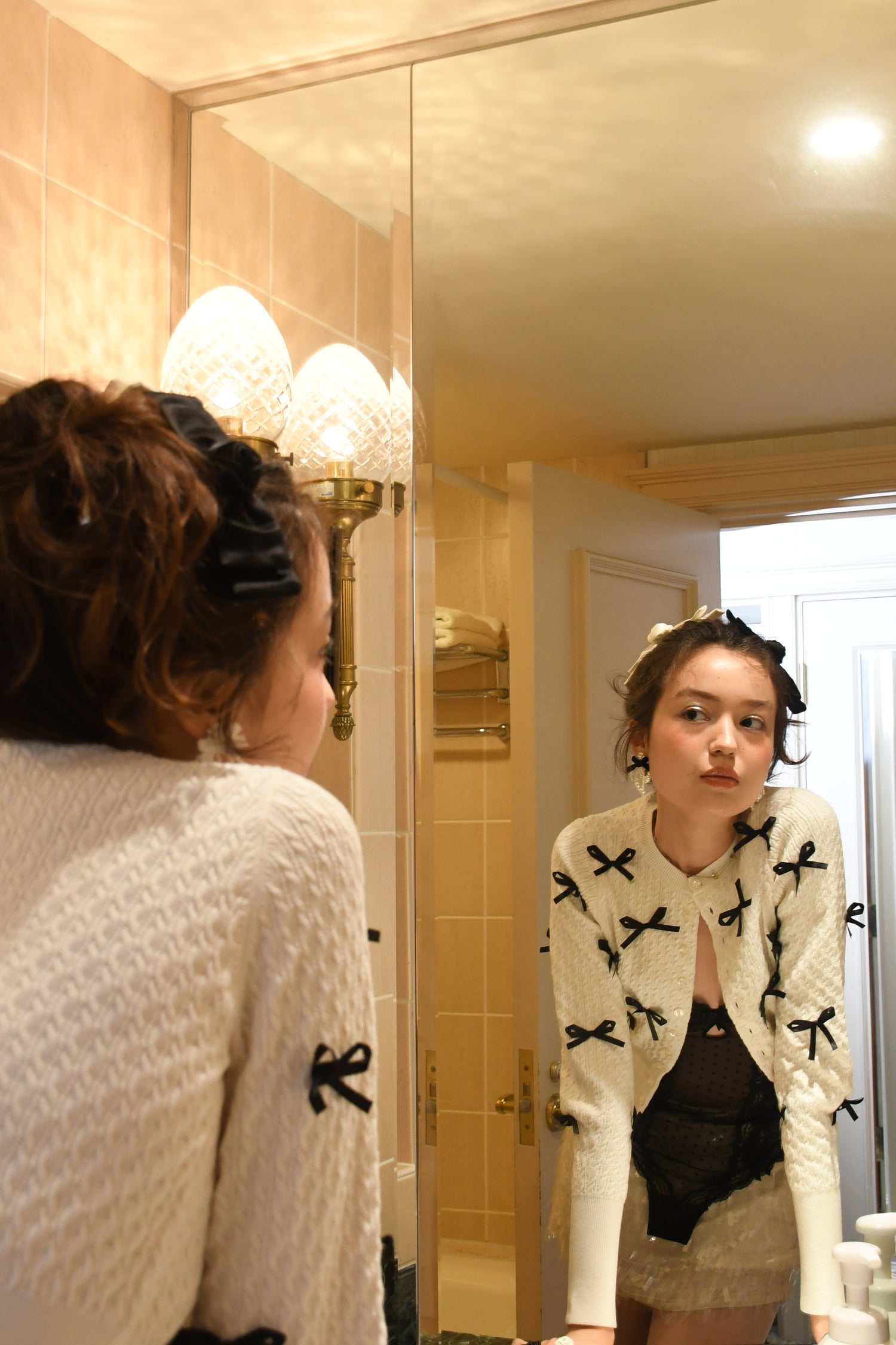 rose ribbon valetta LH-8