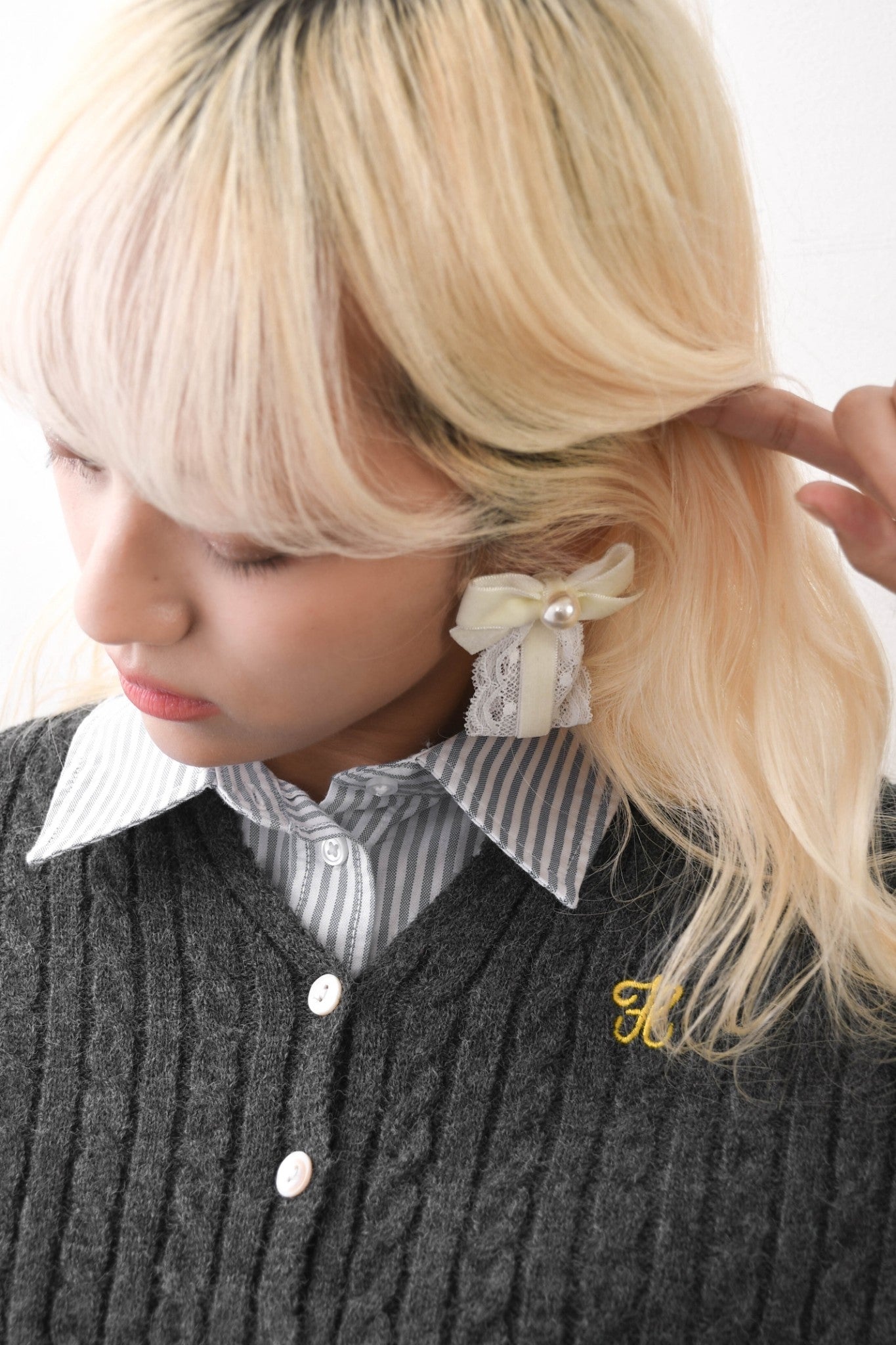 velour ribbon pierce LP−17