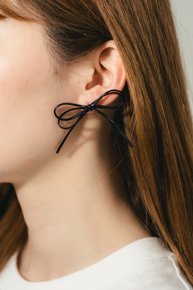 leather ribbon pierce LP-19