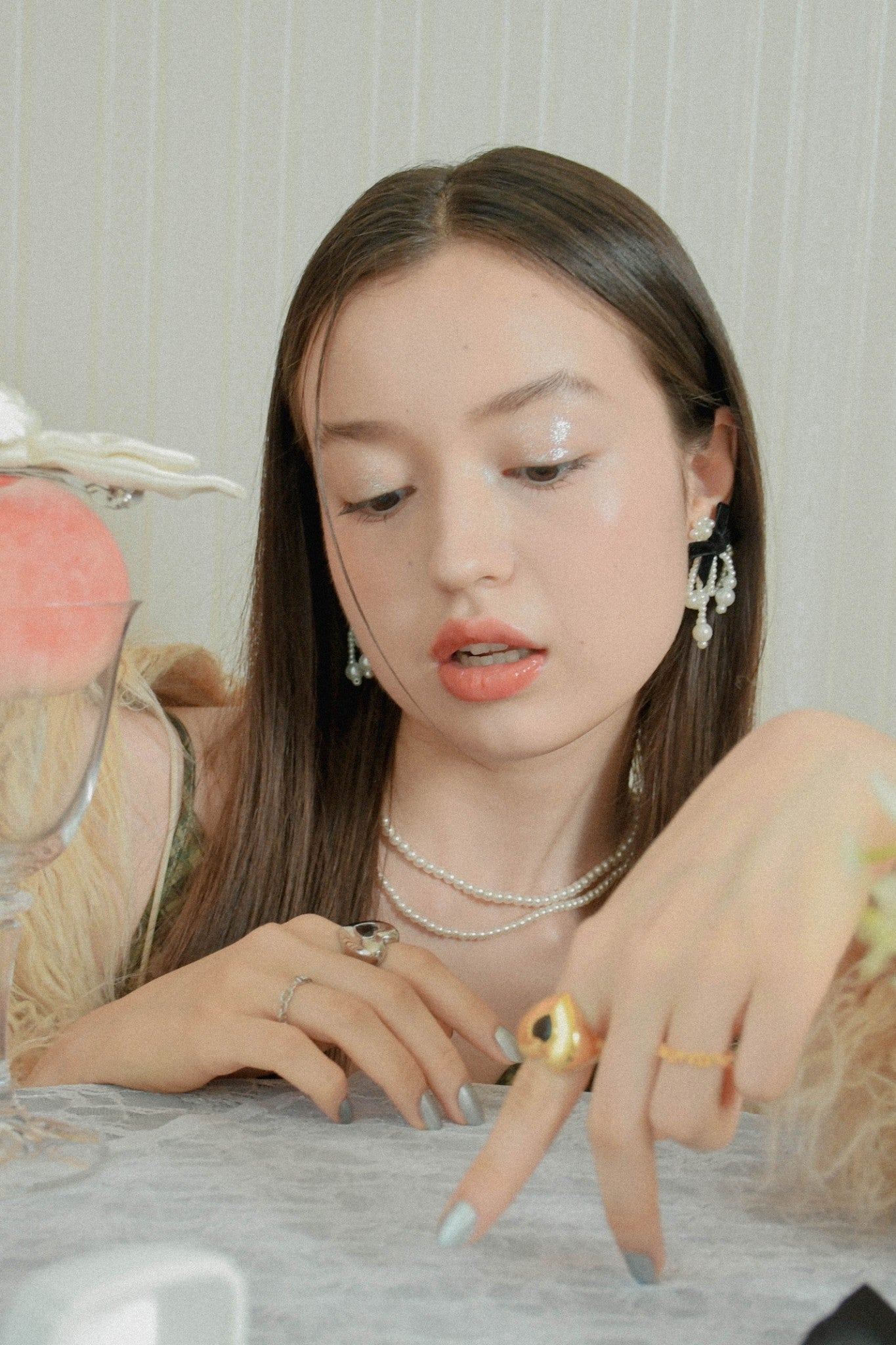 Pearl necklace LN-4,LN-5