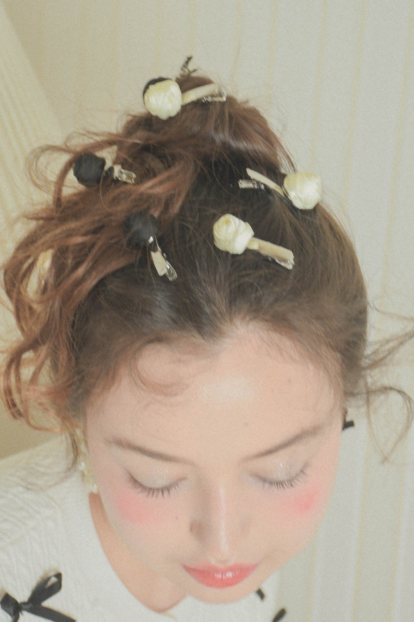 rose hair pin LH-11