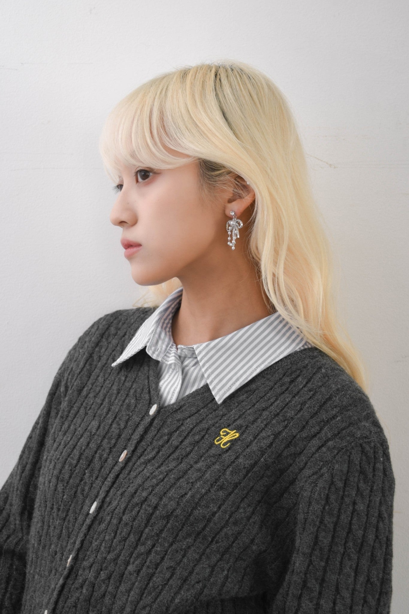 ribbon Pearl pierce LPー14