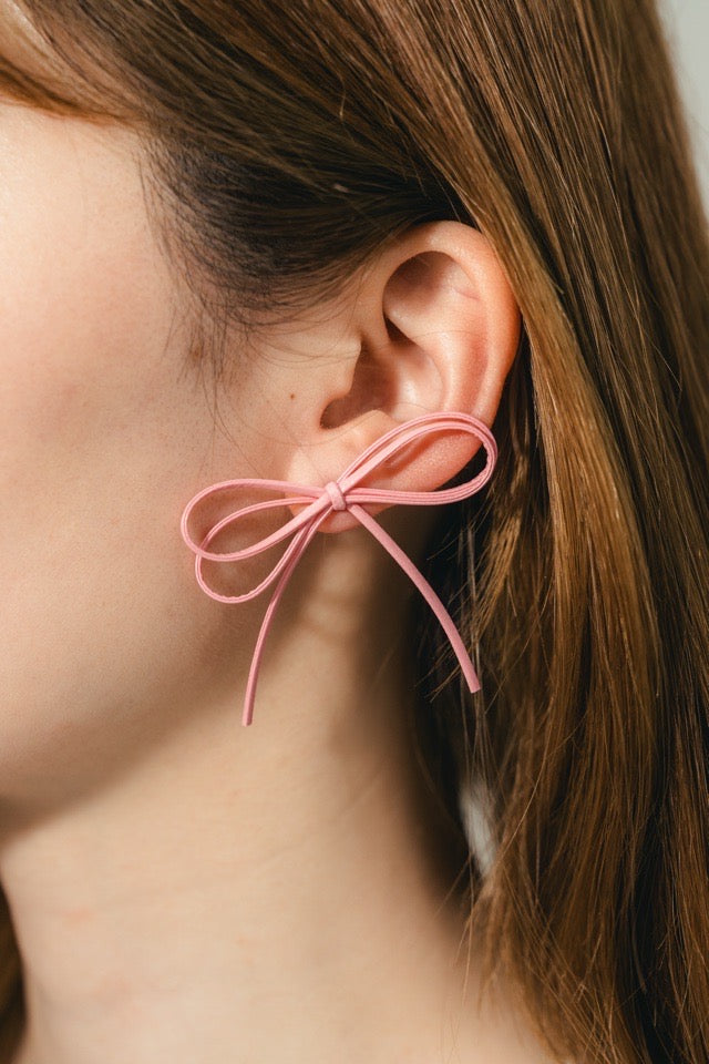 leather ribbon pierce LP-19