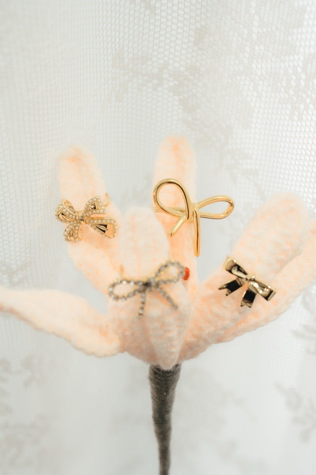 Pearl ribbon ring LR-17