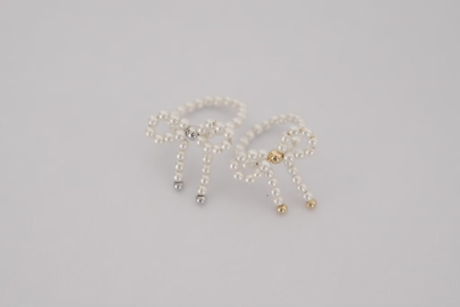 Pearl ribbon ring LR-1