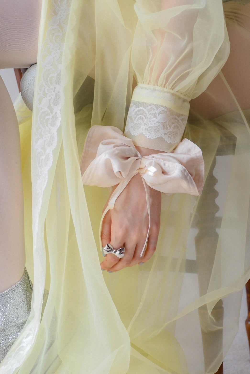 satin ribbon Scrunchie LH-2