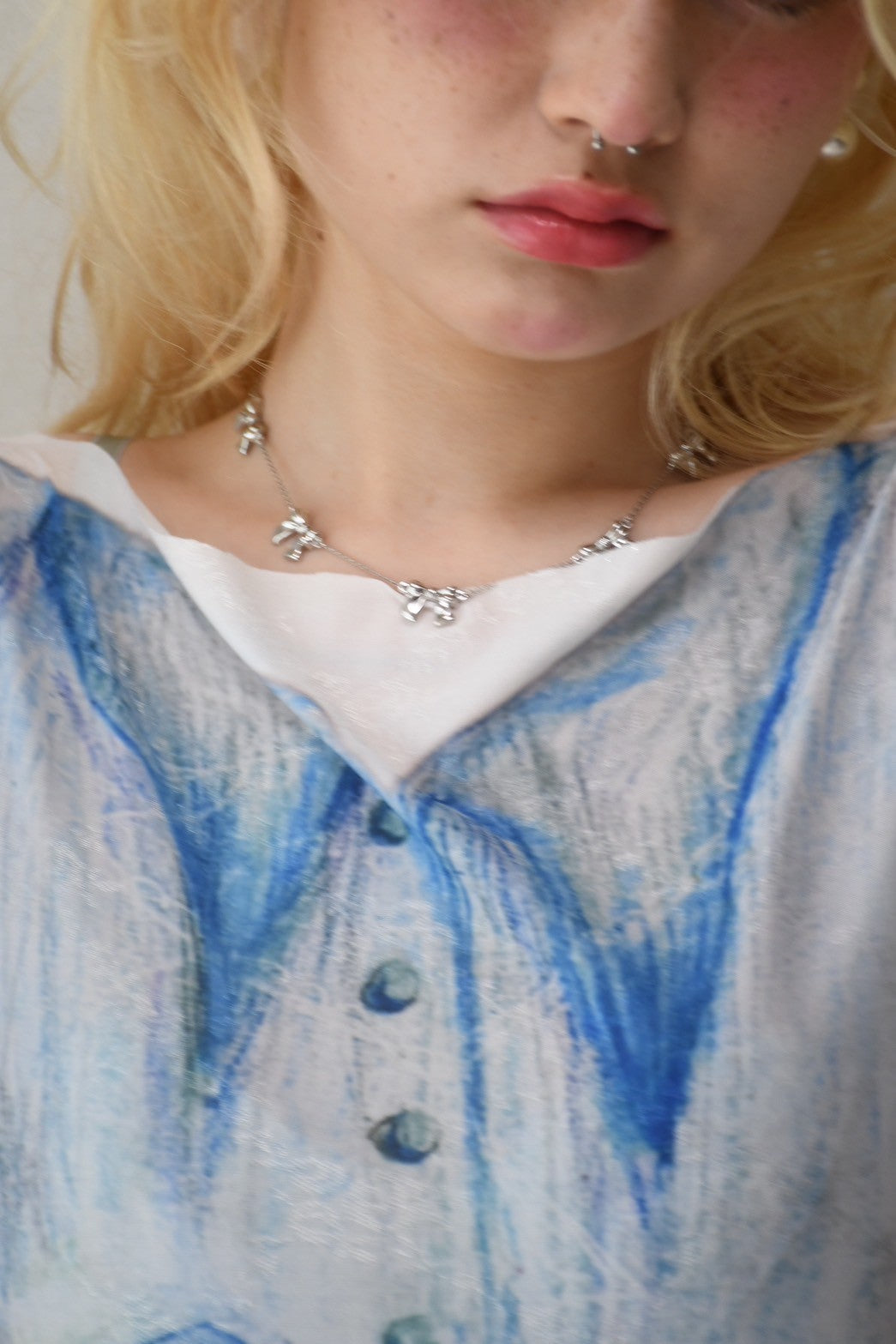 ribbon necklace LN-1
