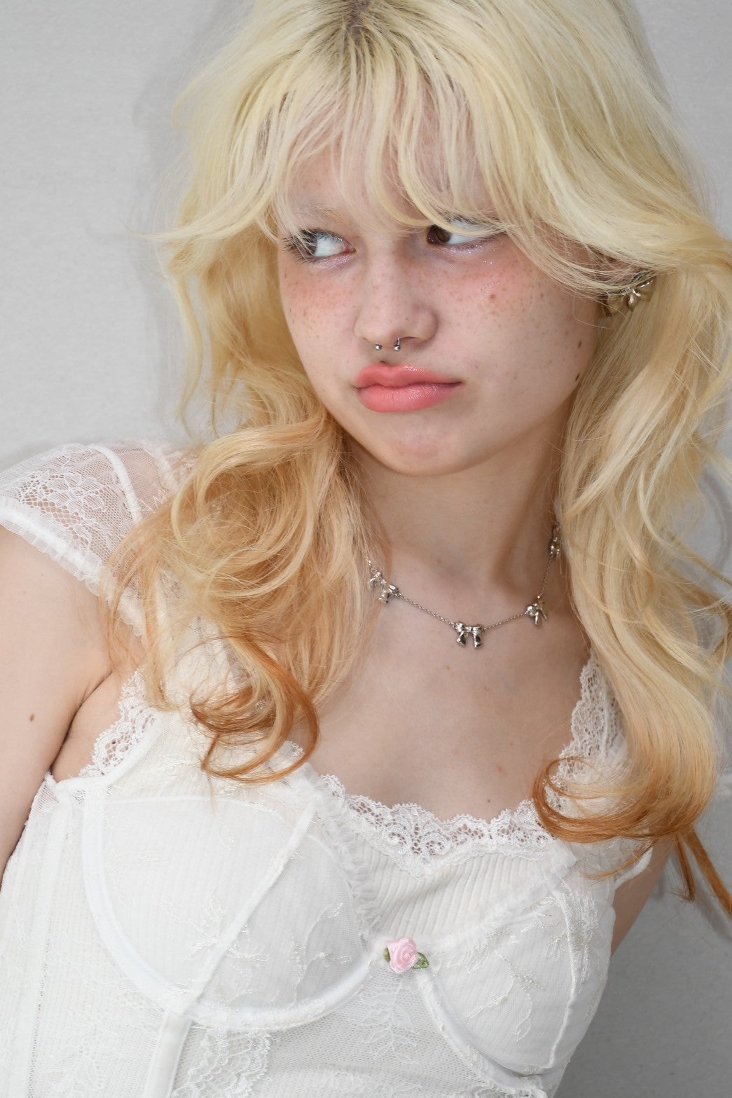 ribbon necklace LN-1