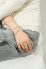 stainless ribbon ring LR-15