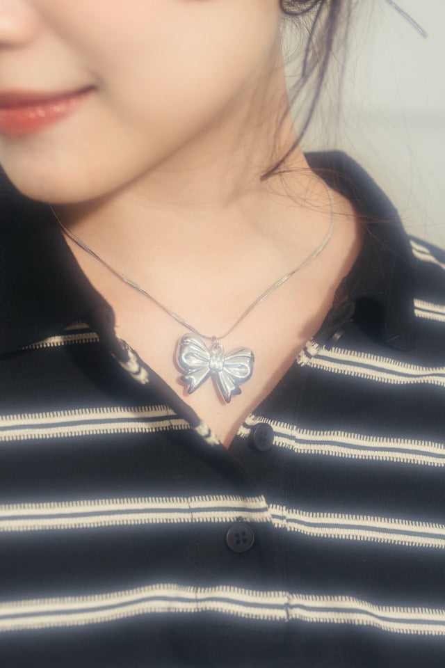ribbon necklace LN-8